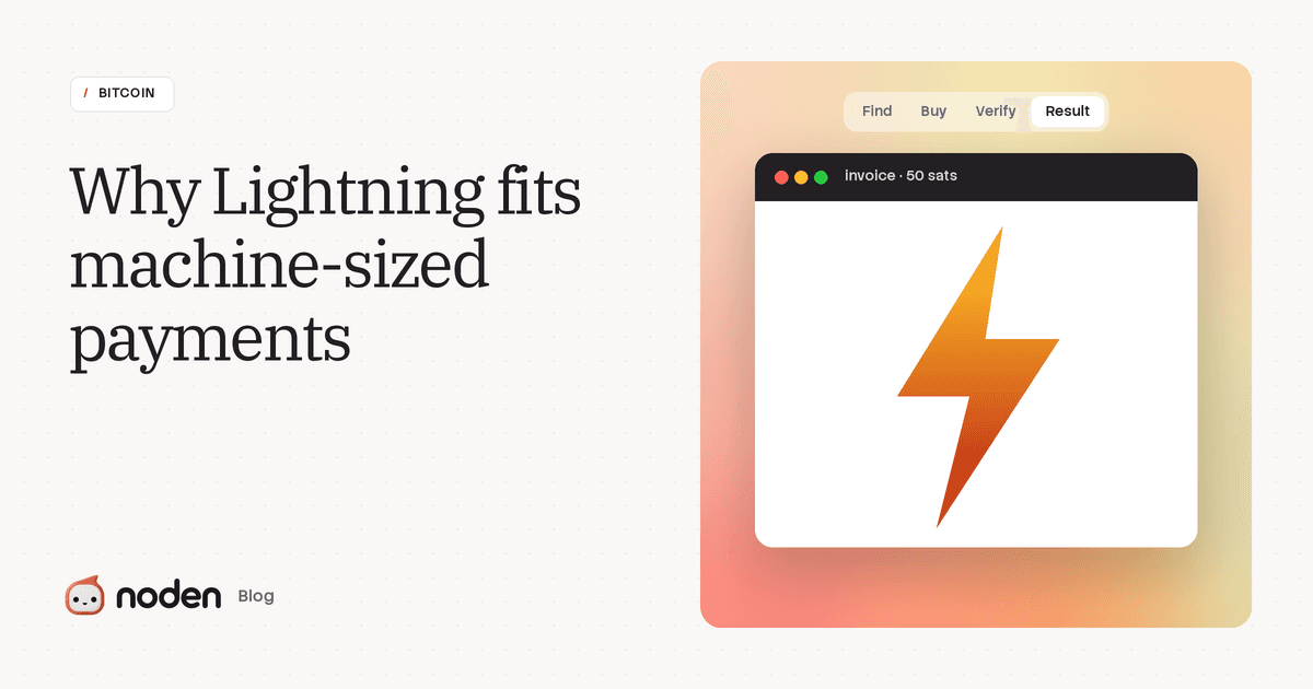 An orange lightning bolt on a dark background